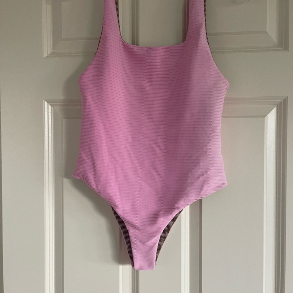 Acacia Swimwear Candy Pink patterned Fabric Like new Worn once